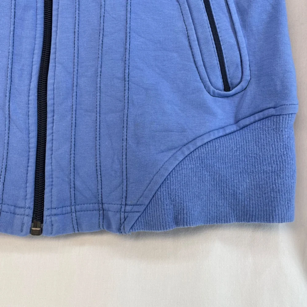 Lululemon Zip Sweater Blue Snap Women 8 VINTAGE - Picture 4 of 16